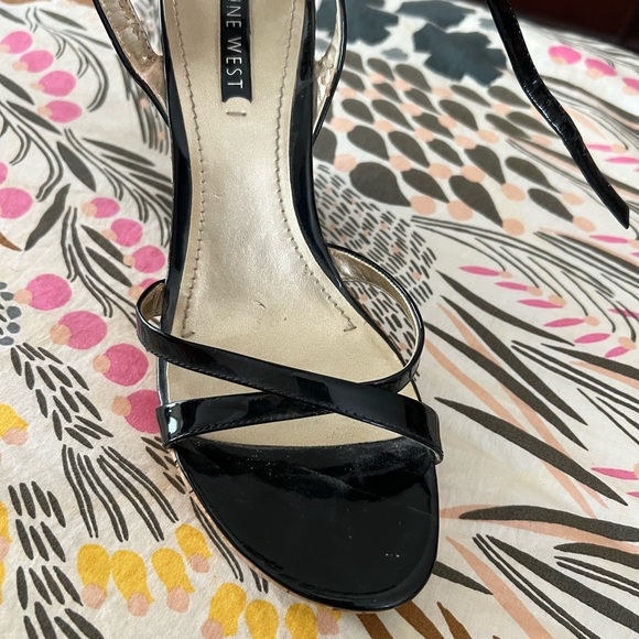 Nine West Black Patent Leather Heels - Picture 1 of 5